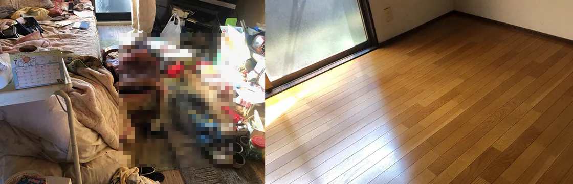 愛知県一宮市の特殊清掃：全ての臭いが消えた後リフォームを行います