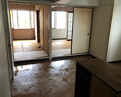 愛知の特殊清掃の事例4・トイレで孤独死現場の５日間オゾン機設置