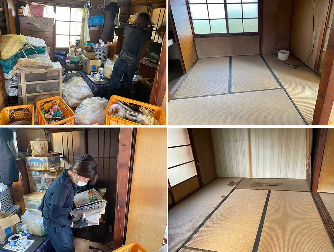 愛知県江南市の借家の生前整理