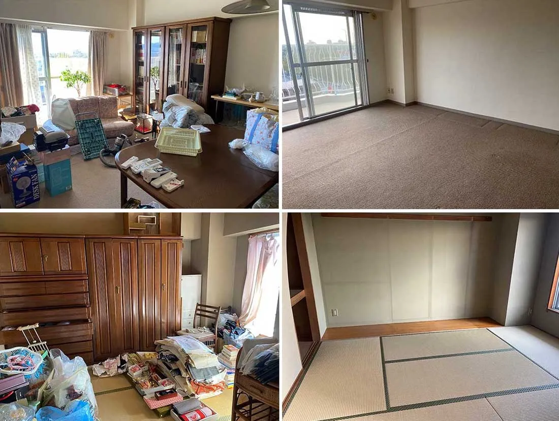 愛知県江南市の借家の生前整理