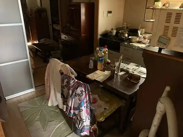 愛知県春日井市の遺品整理の作業前１