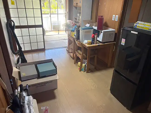愛知県名古屋市の遺品整理の作業前1