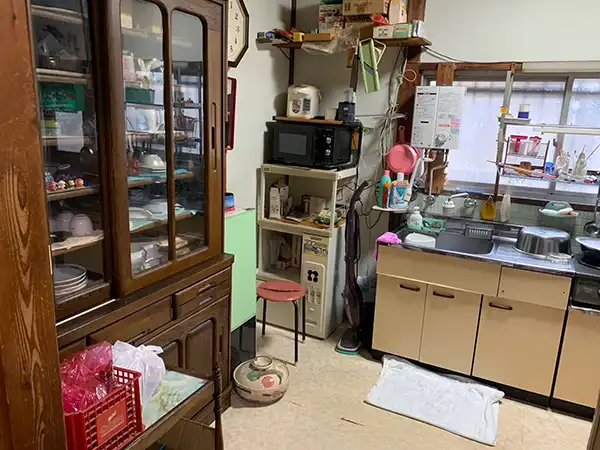 愛知県春日井市の遺品整理の作業前1