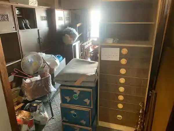 愛知県名古屋市の遺品整理の作業前１