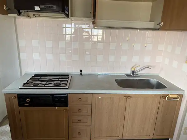 愛知県名古屋市の遺品整理+キッチン・トイレのハウスクリーニングの作業後1