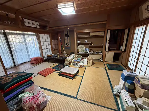 岐阜県土岐市の遺品整理の作業前１