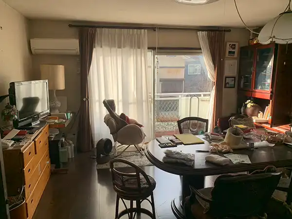 愛知県一宮市の遺品整理の作業前1