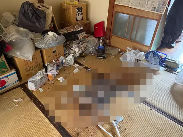 愛知県豊山町の特殊清掃・遺品整理の作業前１