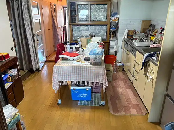 愛知県一宮市の遺品整理の作業前1