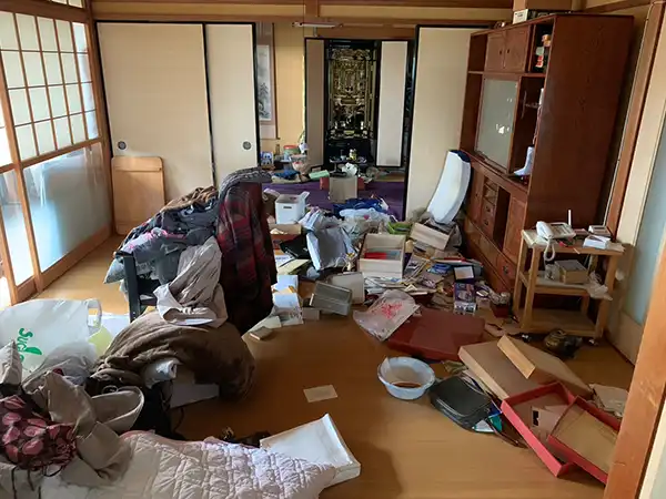 愛知県一宮市の生前整理・遺品整理の作業前１
