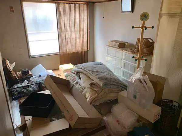 愛知県名古屋市の遺品整理・不用品整理の作業前１
