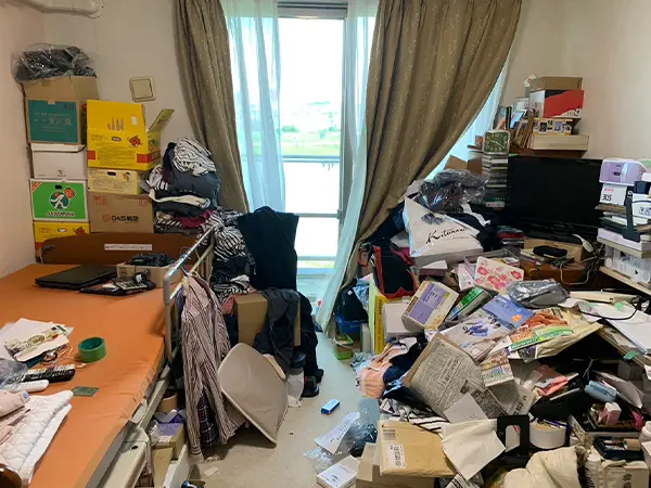 愛知県日進市の生前整理・ハウスクリーニングの作業前１