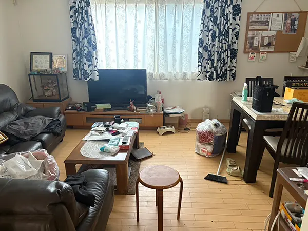 愛知県蟹江町の生前整理・遺品整理の作業前１