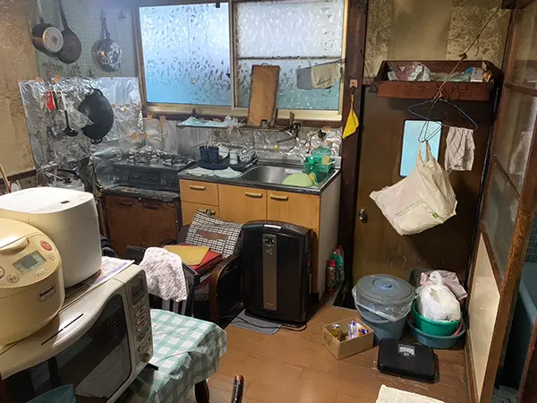 愛知県名古屋市の遺品整理の作業前１