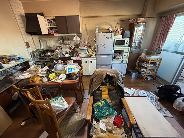愛知県名古屋市の遺品整理の作業前１